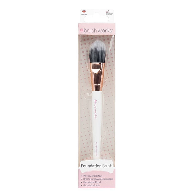 Četkica za tečni puder White i Gold 5060455146246 | BRUSHWORKS | Kozmo Online Četkica za tečni puder White i Gold 5060455146246 | BRUSHWORKS | Kozmo Online
