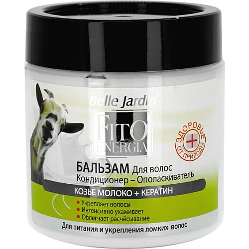 Balzam i regenerator za suvu i oštećenu kosu - keratin i kozije mleko FITO ENERGIA 450 ml