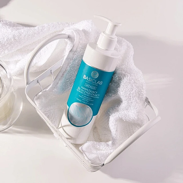 BasicLab Hidratantni Gel za Čišćenje Lica za Suvu i Osetljivu Kožu - Kozmo - Kozmo - 5904639170705 