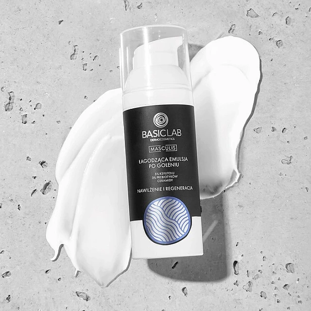 BasicLab Umirujuća emulzija posle brijanja sa ceramidima i prebioticima 50ml | 5904639170798 | Kozmo