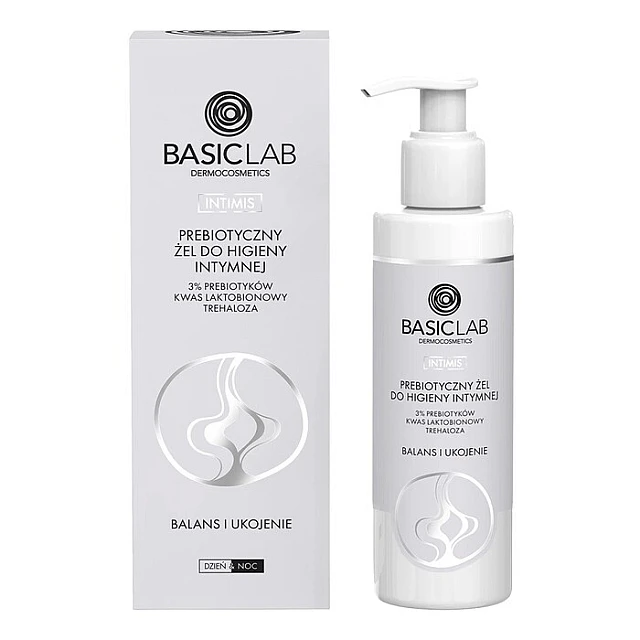 BasicLab Prebiotički gel za intimnu higijenu za osetljivu kožu 200ml | 5904639173775 | Kozmo