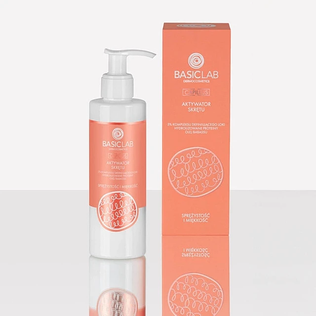 BasicLab Krema-Gel za Definisanje Kovrdža i Lokni - Bez Lepljenja i Težine 200ml | 5904639174161 | Kozmo