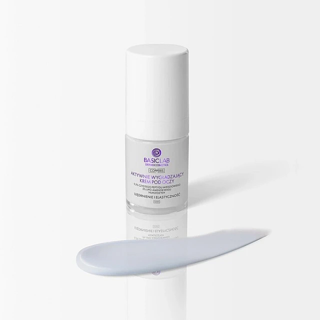 BasicLab Anti-age Dnevna Krema protiv Bora oko Očiju sa Bakarnim Peptidima 0,3% - 5904639175441 - Kozmo