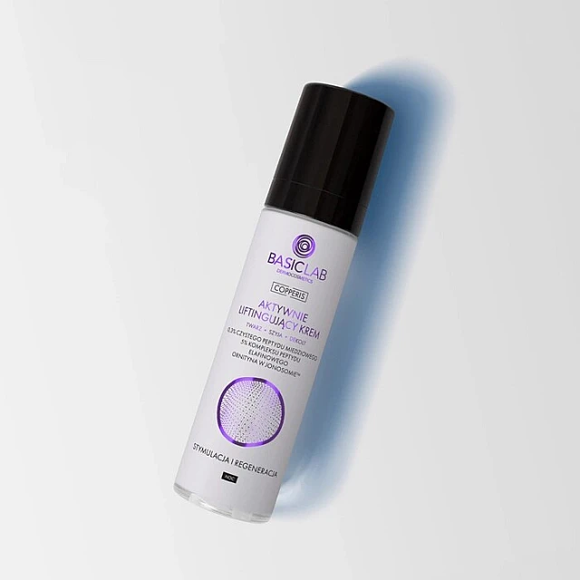 BasicLab Anti-age noćna krema protiv bora sa bakarnim peptidima 0,3% - 5904639175458 - Kozmo