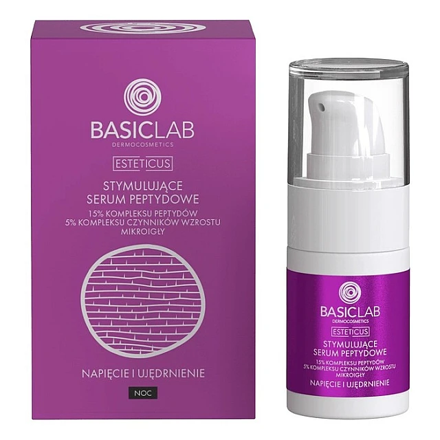BasicLab Anti-Age Lifting Serum za Lice sa 15% Peptida - 5904639175489 - Kozmo