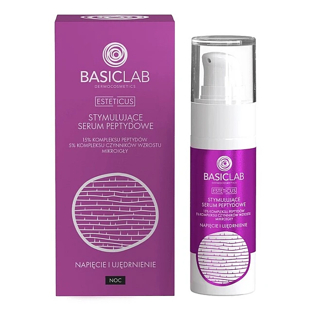 BasicLab Anti-Age Lifting Serum za Lice sa 15% Peptida 30ml - 5904639175496 - Kozmo