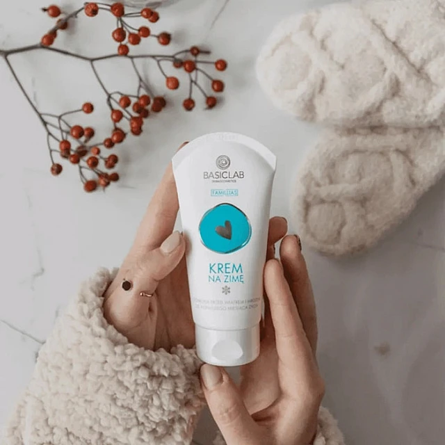 BasicLab Zaštitna zimska krema za lice za suvu i osetljivu kožu 75ml | 5907637951192 | Kozmo