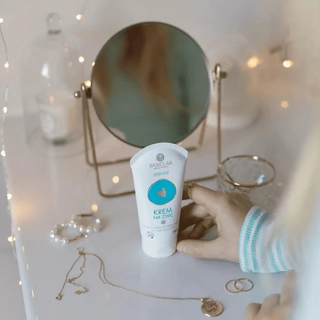 BasicLab Zaštitna zimska krema za lice za suvu i osetljivu kožu 75ml | 5907637951192 | Kozmo