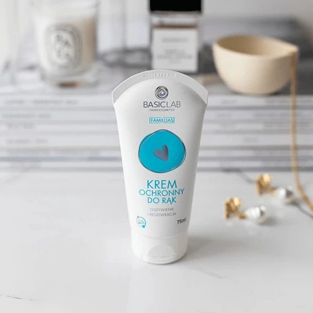 BasicLab Zaštitna zimska krema za lice za suvu i osetljivu kožu 75ml | 5907637951192 | Kozmo