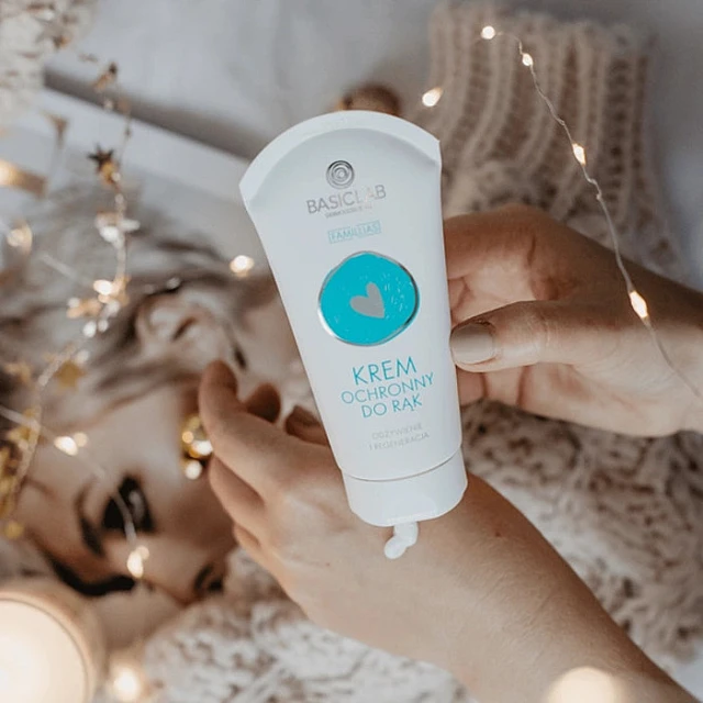 BasicLab Zaštitna zimska krema za lice za suvu i osetljivu kožu 75ml | 5907637951192 | Kozmo