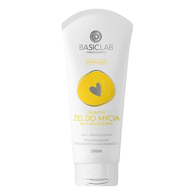 BasicLab Gel za pranje tela i kose za celu porodicu 100ml| 5907637951383 | Kozmo