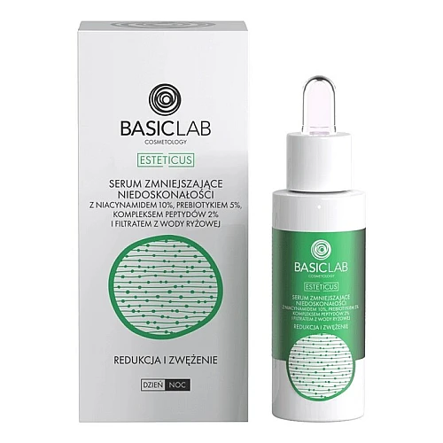 Serum za lice Niacinamid 10% + Peptidi - Za Masnu Kožu, Pore i Akne 30ml