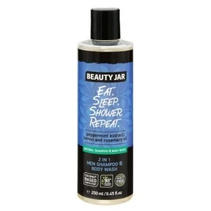 Šampon i gel za tuširanje za muškarce 2u1 Eat Sleap Shower Repeat 250ml