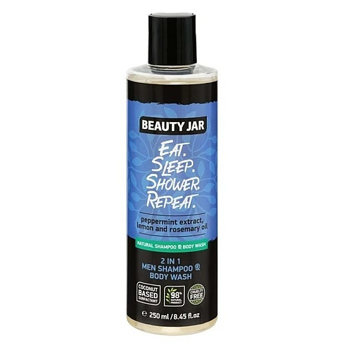 Šampon i gel za tuširanje za muškarce 2u1 Eat Sleap Shower Repeat 250ml