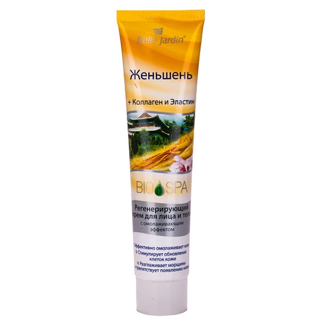 Krema za lice i telo sa žen-šenom, kolagenom i elastinom BIO SPA 125ml | Belle Jardin | Cosmetics | Kozmo Krema za lice i telo sa žen-šenom, kolagenom i elastinom BIO SPA 125ml | Belle Jardin | Cosmetics | Kozmo