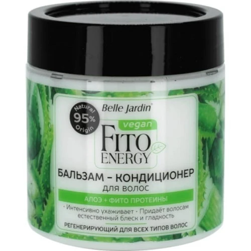Balzam i regenerator za perut i masnu kosu sa aloja-verom i D-pantenolom FITO ENERGIA 450 ml