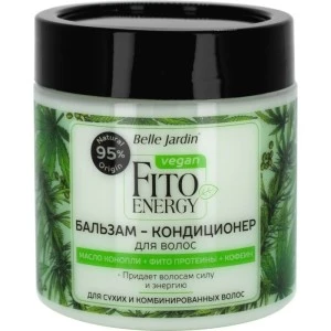Balzam za suvu kosu sa uljem konoplje i kofeinom Fito Energia 450ml 