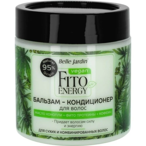 Balzam za suvu kosu sa uljem konoplje i kofeinom Fito Energia 450ml 