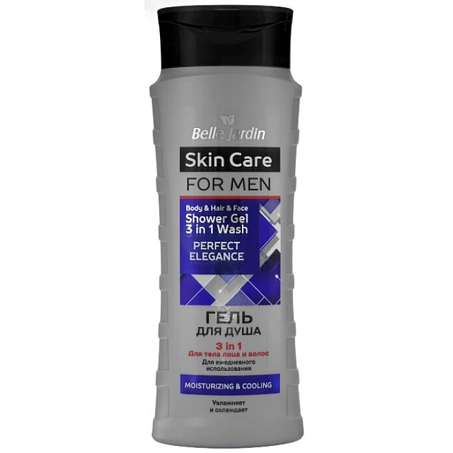 Gel Za Tuširanje 3 u 1 Za Muškarce Perfect Elegance 420ml BELLE JARDIN | Kreme Za Ruke | Kozmo Shop Online Gel Za Tuširanje 3 u 1 Za Muškarce Perfect Elegance 420ml BELLE JARDIN | Kreme Za Ruke | Kozmo Shop Online