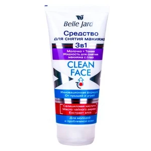 Antibakterijski gel za skidanje šminke protiv akni i mitisera CLEAN FACE 200 ml Antibakterijski gel za skidanje šminke protiv akni i mitisera CLEAN FACE 200 ml
