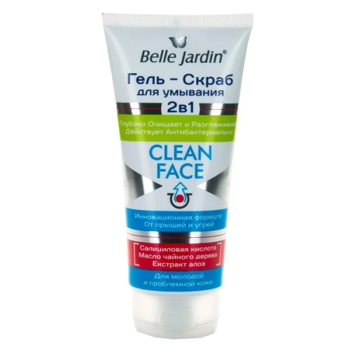 Gel za čišćenje lica i piling protiv akni i mitisera CLEAN FACE 200 ml Gel za čišćenje lica i piling protiv akni i mitisera CLEAN FACE 200 ml