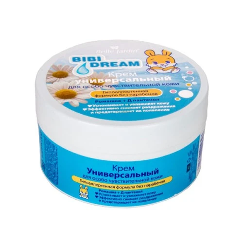 Hidrantna krema sa kamilicom i D-pantenolom za decu sa osetljivom kožom BIBI DREAM 200 ml
