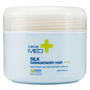 Maska za suvu i oštećenu kosu sa svilom Cece Med Silk Damaged & Dry Hair Silk 300ml Maska za suvu i oštećenu kosu sa svilom Cece Med Silk Damaged & Dry Hair Silk 300ml