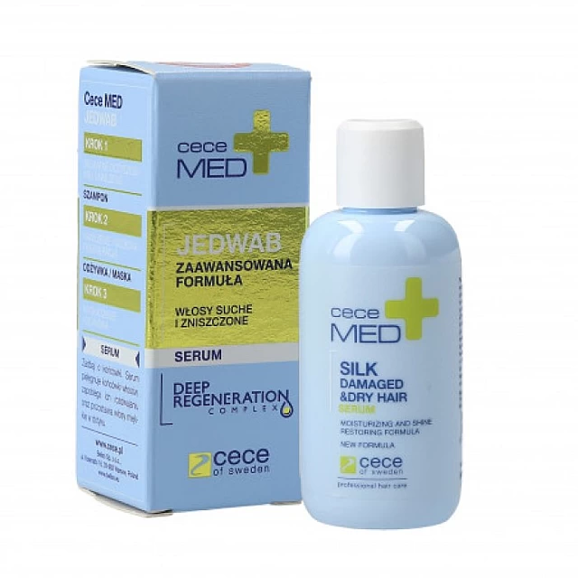 Serum za suvu i oštećenu kosu sa svilom Silk Damaged & Dry Hair Silk 300ml | Cece Med | Kozmo
