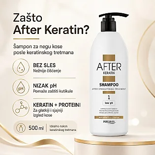 After Keratin šampon posle keratina 500 ml