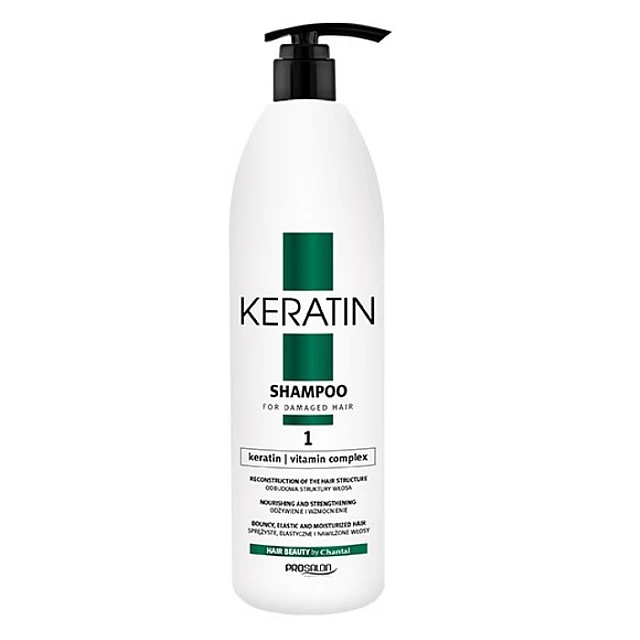 Šampon sa keratinom za oštećenu kosu - KERATIN LINE 1000g | CHANTAL PROSALON Professional | Kozmo Šampon sa keratinom za oštećenu kosu - KERATIN LINE 1000g | CHANTAL PROSALON Professional | Kozmo