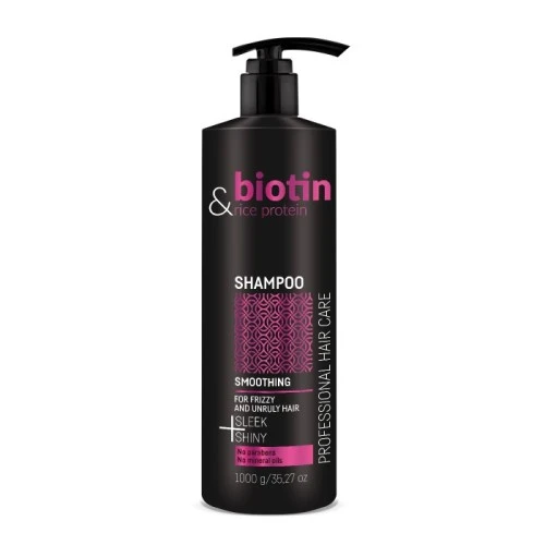Šampon za kovrdžavu kosu sa biotinom i pirinčanim proteinom BIOTIN&RICE PROTEIN 1000ml