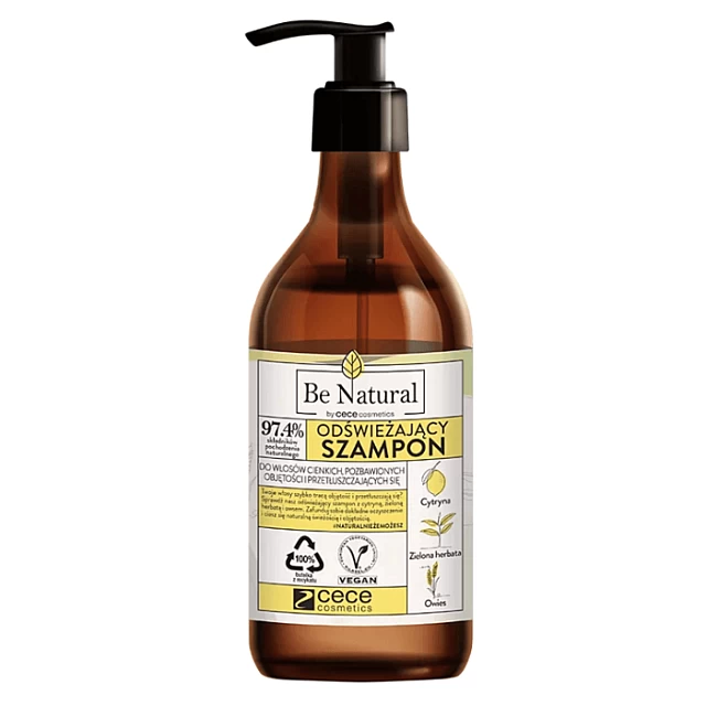 Šampon za tanku i masnu kosu, bez volumena 270ml | Be Natural | CECE | Cosmetics | Kozmo Šampon za tanku i masnu kosu, bez volumena 270ml | Be Natural | CECE | Cosmetics | Kozmo