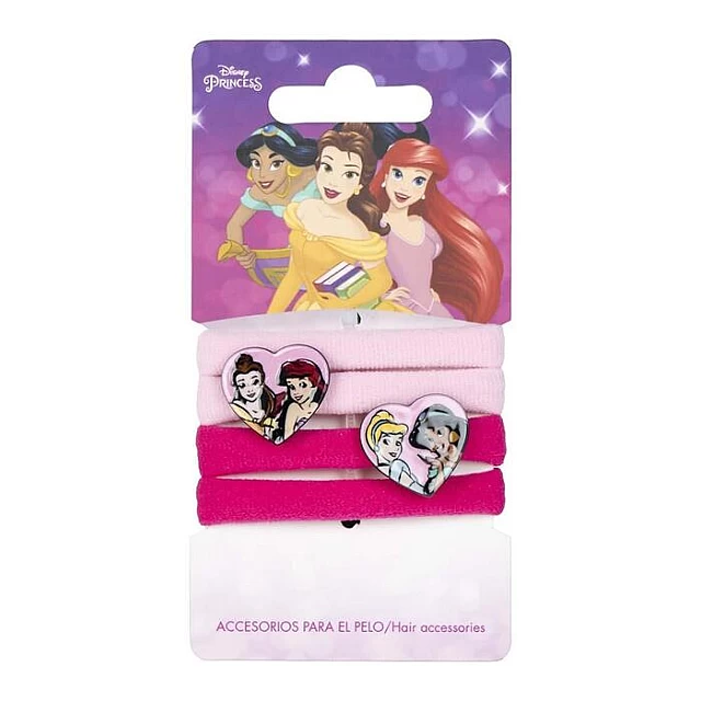 Disney Princess Gumice za Kosu - Roze 4-1 | Kozmo | Cerda Beauty - 2500002972 Disney Princess Gumice za Kosu - Roze 4-1 | Kozmo | Cerda Beauty - 2500002972