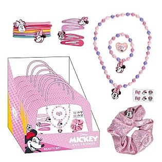 Disney Minnie Mouse Beauty Set – Set nakita i aksesoara za kosu