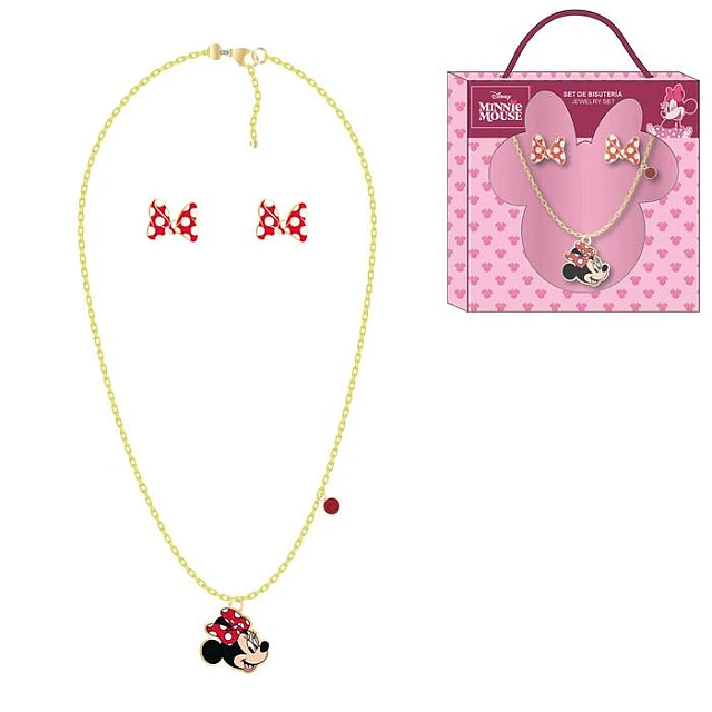 Nakit za devojčice Disney Minnie Mouse - Set | Cerda Beauty| Kozmo - 8445484597585