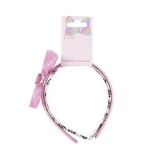 Rajf za Kosu sa Mašnom Disney Minnie Mouse - Roze - 2 komada 