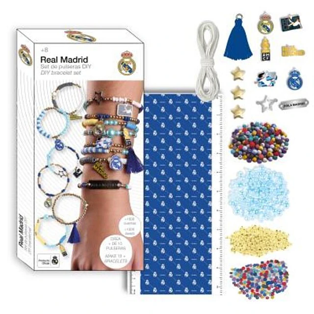 Real Madrid DIY set za izradu narukvica - Cerda Beauty - Kozmo