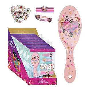 Disney Princess Set – Četka za kosu, gumice i šnalice 