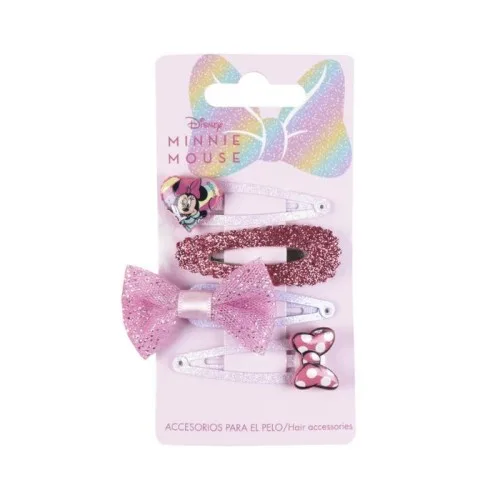 Šnalice za Kosu za Devojčice Disney Minnie Mouse - 4 komada 