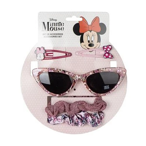 Disney Minnie Mouse set za kosu i naočare za sunce
