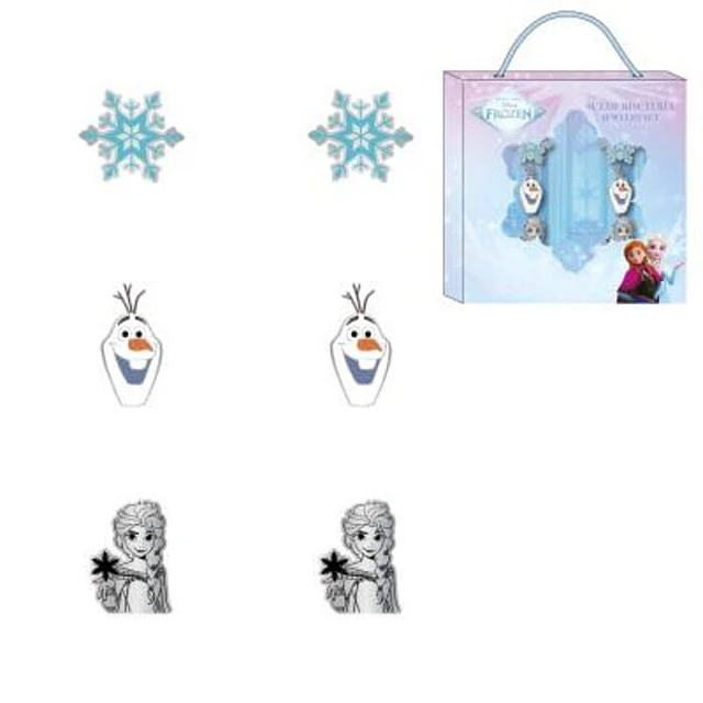 Frozen Disney set šnalica za kosu – Elsa, Olaf i pahuljice | Kozmo