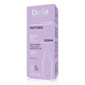 Serum  za lice, vrat i dekolte  PEPTIDI 87%  30 ml, DELIA