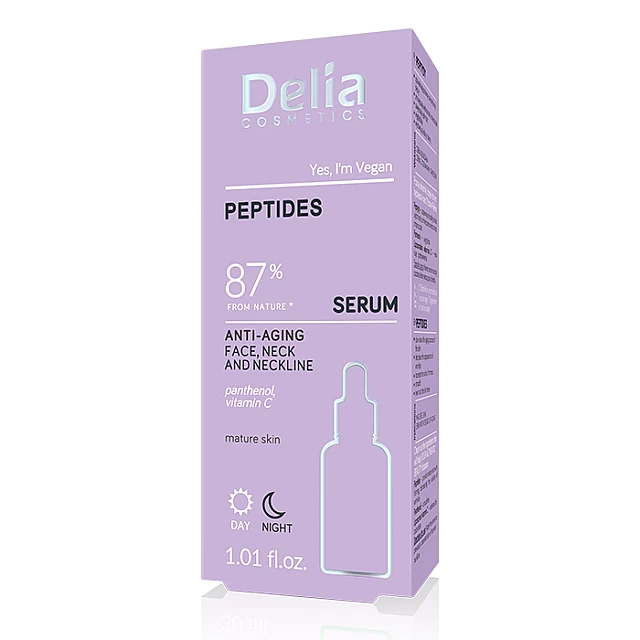 Serum za lice, vrat i dekolte PEPTIDI 87 30 ml, | DELIA Cosmetics | Kozmo Serum za lice, vrat i dekolte PEPTIDI 87 30 ml, | DELIA Cosmetics | Kozmo