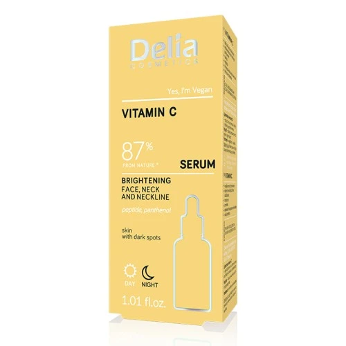 Serum za lice, vrat i dekolte sa vitaminom C 87% 30ml DELIA