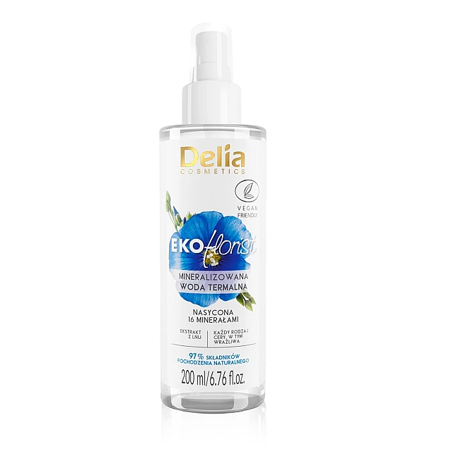 Termalna voda za negu lica sa eteričnim uljima hibiskusa za suvu kožu 200 ml - DELIA EKOflorist Tonik za čišćenje lica sa vitaminom C za normalnu i kombinovanu kožu TONIC ME 200 ml | DELIA Cosmetics | Kozmo Termalna voda za negu lica sa eteričnim uljima hibiskusa za suvu kožu 200 ml - DELIA EKOfloristTonik za čišćenje lica sa vitaminom C za normalnu i kombinovanu kožu TONIC ME 200 ml | DELIA Cosmetics | Kozmo