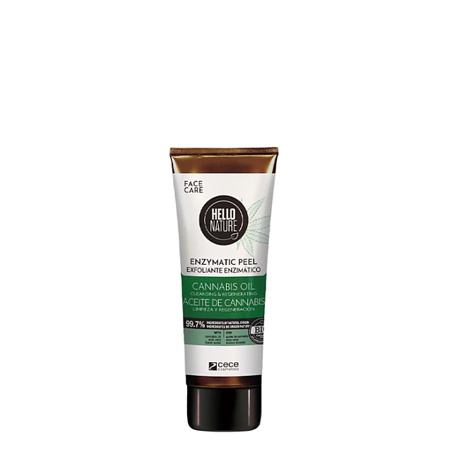 Enzimski piling za lice sa CBD uljem za čišćenje i regeneraciju kože 75ml | Hello Nature | Beliso | Kozmo Enzimski piling za lice sa CBD uljem za čišćenje i regeneraciju kože 75ml | Hello Nature | Beliso | Kozmo