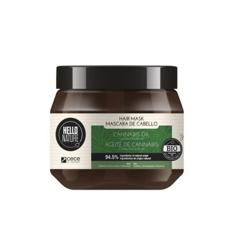 Maska sa uljem konoplje za jačanje oslabljene i lomljive kose 250 ml