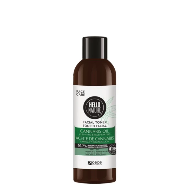 Toner za lice sa CBD uljem za hidrataciju lica 200ml | Hello Nature | Beliso | Kozmo