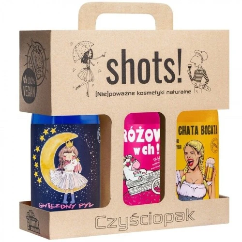 Poklon set – Gelovi za tuširanje 3 x 500ml Shots! – Stardust Unisex