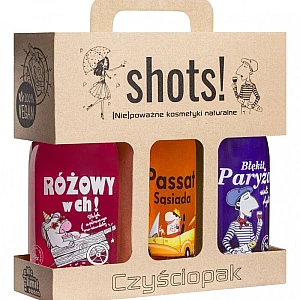 Poklon set – Gelovi za tuširanje 3 x 500ml Shots! Unisex Poklon set – Gelovi za tuširanje 3 x 500ml Shots! Unisex
